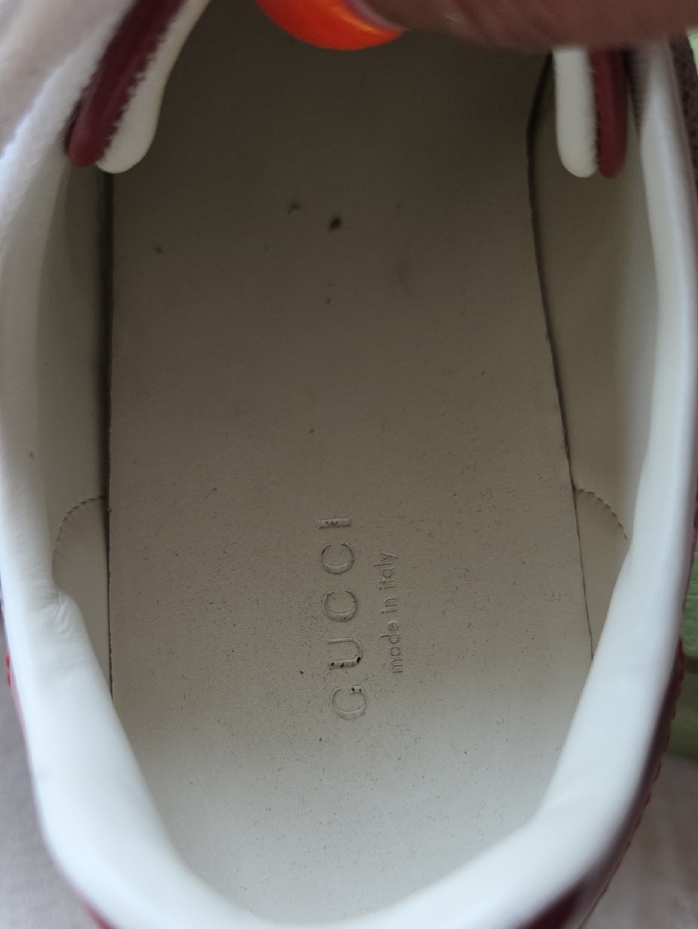 Gucci Floral Canvas Low-Top Sneakers in Pink, Red & Green - Picture 7 of 8